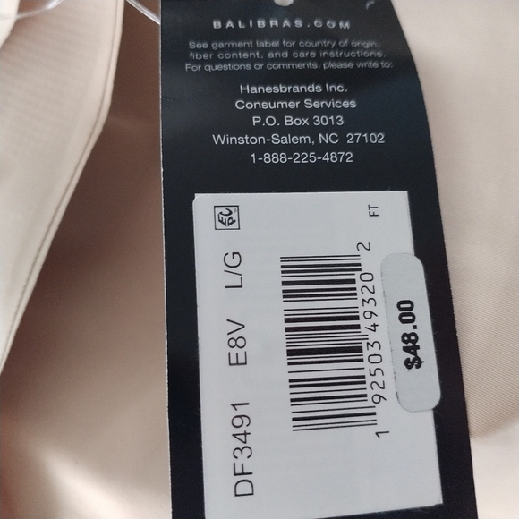 Bali Comfort Bra Nude L - Picture 7 of 10